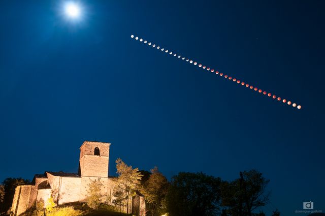 La lune s'eclipse